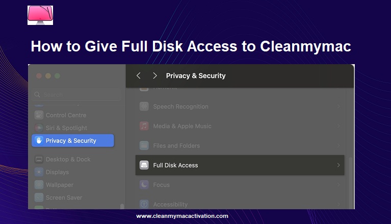 How to Give Full Disk Access to Cleanmymac